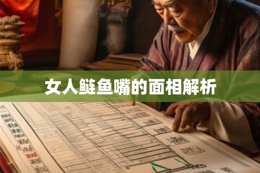 女人鲢鱼嘴的面相解析