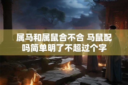 属马和属鼠合不合 马鼠配吗简单明了不超过个字