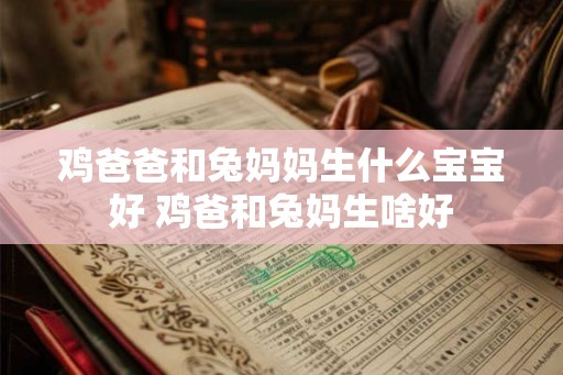 鸡爸爸和兔妈妈生什么宝宝好 鸡爸和兔妈生啥好