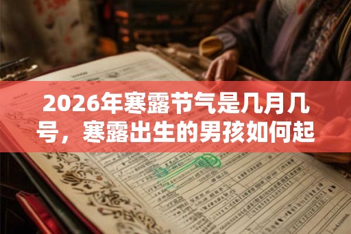 2026年寒露节气是几月几号，寒露出生的男孩如何起名字