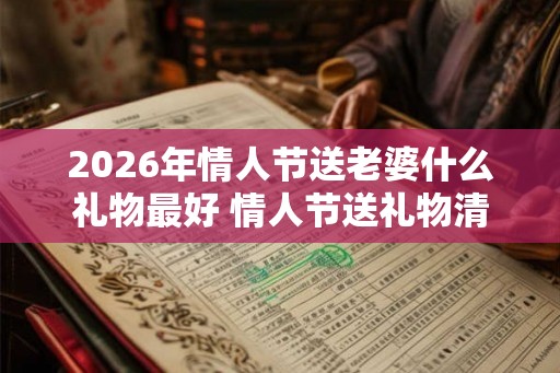 2026年情人节送老婆什么礼物最好 情人节送礼物清单