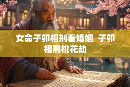 女命子卯相刑看婚姻  子卯相刑桃花劫