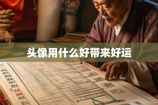 头像用什么好带来好运