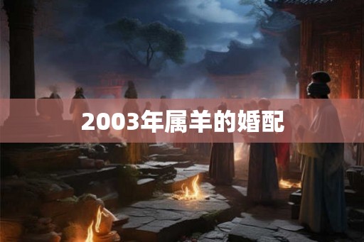 2003年属羊的婚配