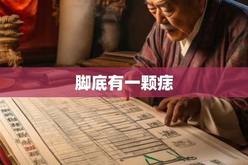 脚底有一颗痣