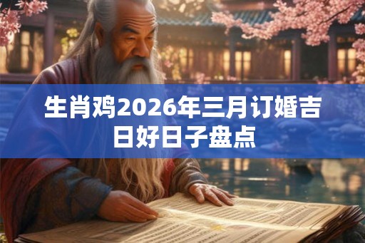 生肖鸡2026年三月订婚吉日好日子盘点