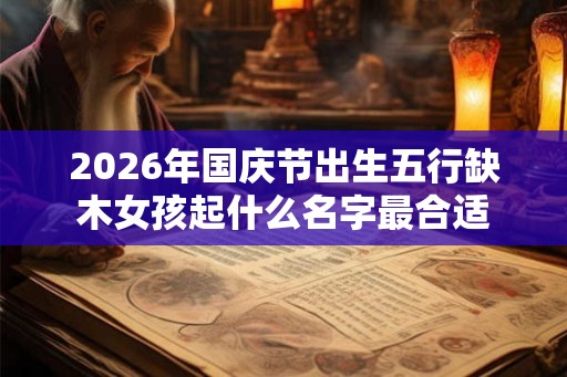 2026年国庆节出生五行缺木女孩起什么名字最合适