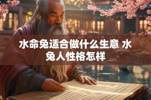 水命兔适合做什么生意 水兔人性格怎样