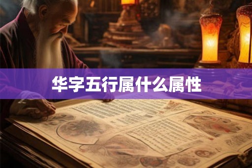 华字五行属什么属性 华字五行属什么属性