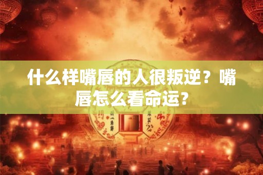 什么样嘴唇的人很叛逆？嘴唇怎么看命运？