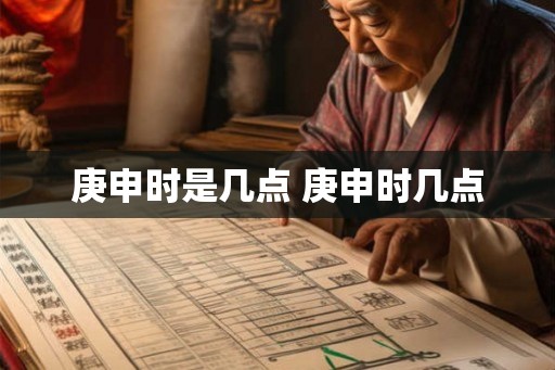 庚申时是几点 庚申时几点 庚申时是几点 庚申时几点