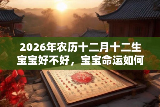 2026年农历十二月十二生宝宝好不好，宝宝命运如何？