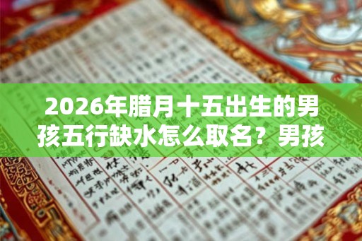 2026年腊月十五出生的男孩五行缺水怎么取名？男孩缺水名字推荐