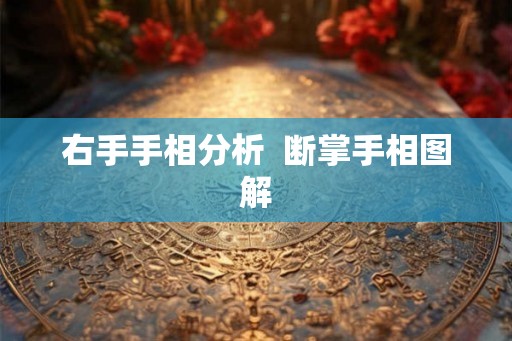 右手手相分析 断掌手相图解 右手手相分析 断掌手相图解