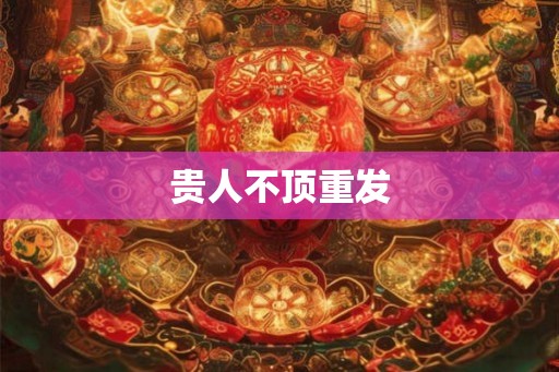 贵人不顶重发 贵人不顶重发
