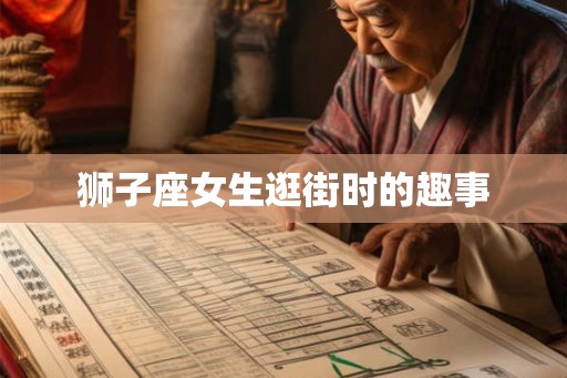 狮子座女生逛街时的趣事