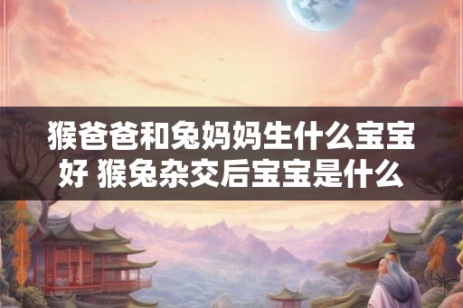 猴爸爸和兔妈妈生什么宝宝好 猴兔杂交后宝宝是什么