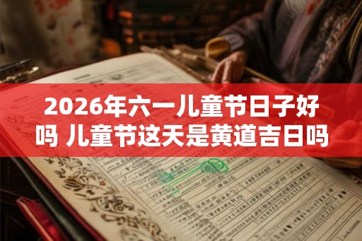 2026年六一儿童节日子好吗 儿童节这天是黄道吉日吗