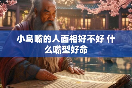 小鸟嘴的人面相好不好 什么嘴型好命