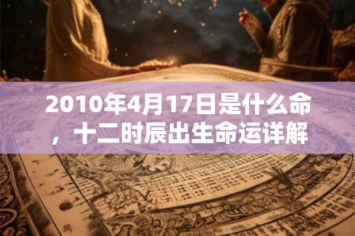 2010年4月17日是什么命，十二时辰出生命运详解