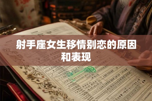 射手座女生移情别恋的原因和表现