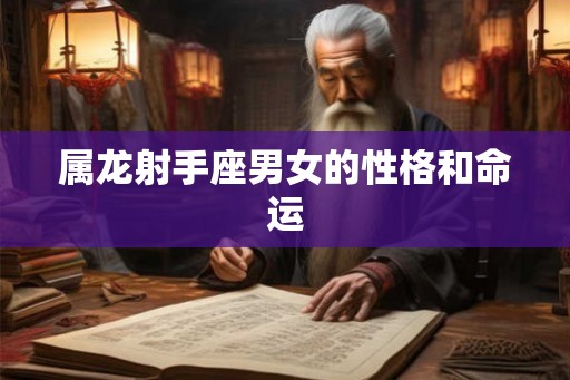 属龙射手座男女的性格和命运 属龙射手座男女的性格和命运