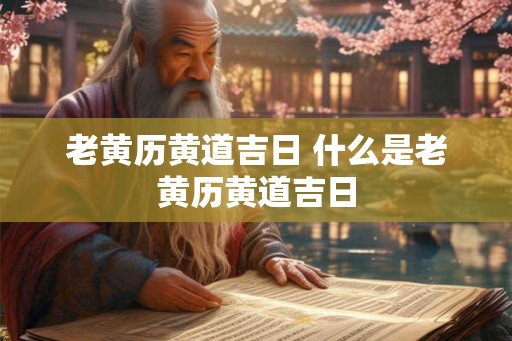 老黄历黄道吉日 什么是老黄历黄道吉日 老黄历黄道吉日 什么是老黄历黄道吉日