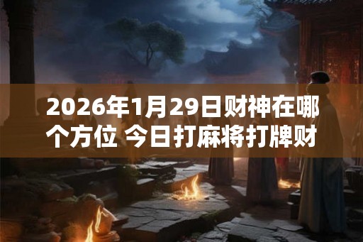 2026年1月29日财神在哪个方位 今日打麻将打牌财运方位