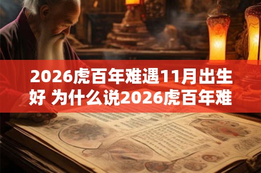 2026虎百年难遇11月出生好 为什么说2026虎百年难遇