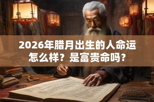 2026年腊月出生的人命运怎么样?是富贵命吗? 2026年腊月出生的人命运怎么样?是富贵命吗?