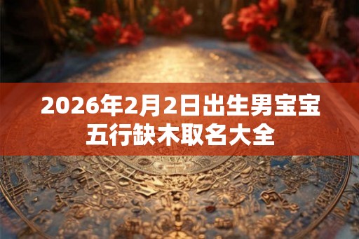 2026年2月2日出生男宝宝五行缺木取名大全