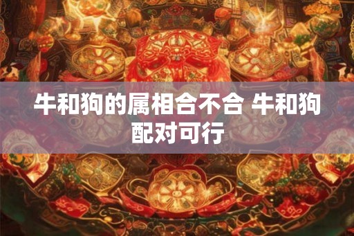 牛和狗的属相合不合 牛和狗配对可行