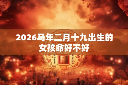 2026马年二月十九出生的女孩命好不好