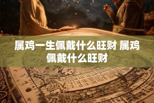 属鸡一生佩戴什么旺财 属鸡佩戴什么旺财