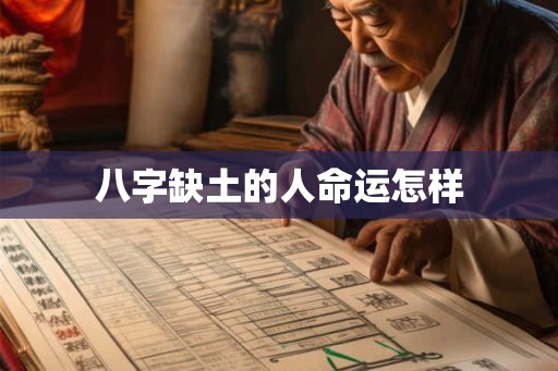 八字缺土的人命运怎样