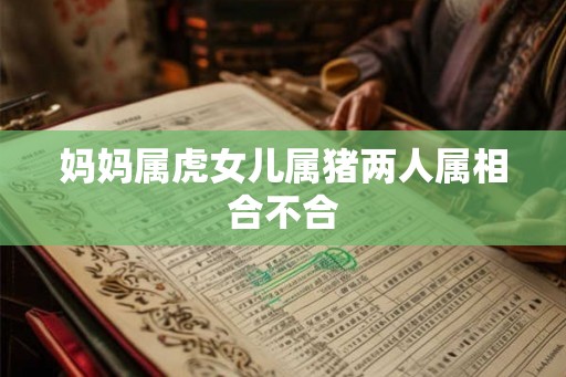 妈妈属虎女儿属猪两人属相合不合