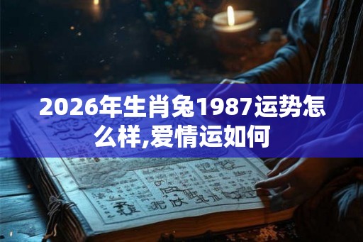 2026年生肖兔1987运势怎么样,爱情运如何