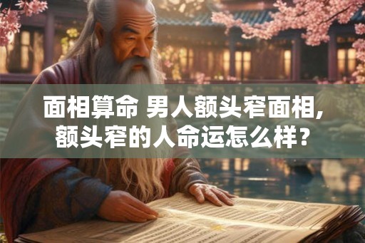 面相算命 男人额头窄面相,额头窄的人命运怎么样？