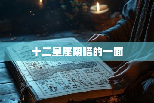 十二星座阴暗的一面