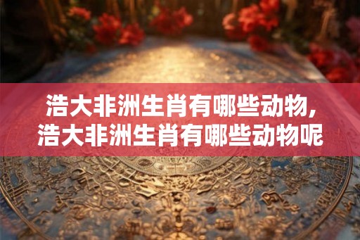 浩大非洲生肖有哪些动物,浩大非洲生肖有哪些动物呢 浩大非洲生肖有哪些动物,浩大非洲生肖有哪些动物呢