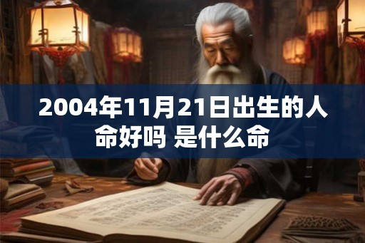 2004年11月21日出生的人命好吗 是什么命