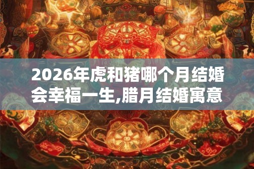 2026年虎和猪哪个月结婚会幸福一生,腊月结婚寓意好