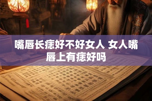 嘴唇长痣好不好女人 女人嘴唇上有痣好吗