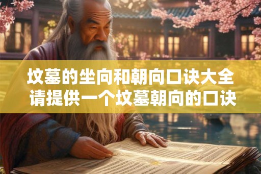 坟墓的坐向和朝向口诀大全 请提供一个坟墓朝向的口诀