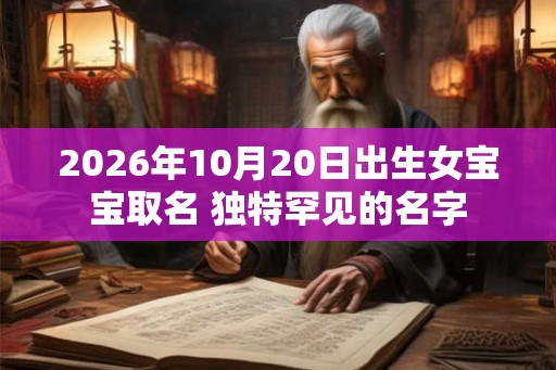 2026年10月20日出生女宝宝取名 独特罕见的名字