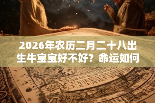 2026年农历二月二十八出生牛宝宝好不好？命运如何？