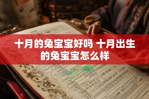 十月的兔宝宝好吗 十月出生的兔宝宝怎么样