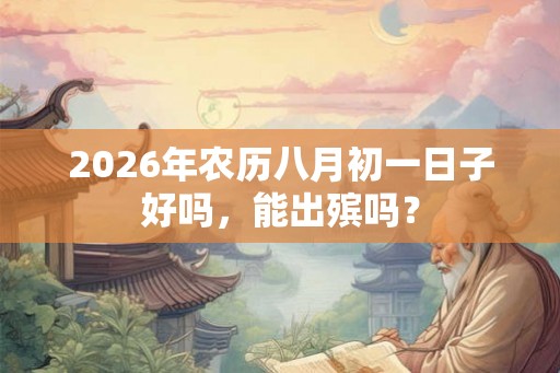 2026年农历八月初一日子好吗，能出殡吗？