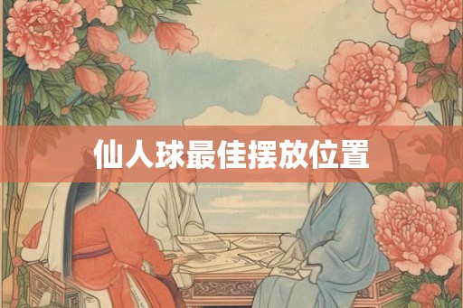 仙人球最佳摆放位置