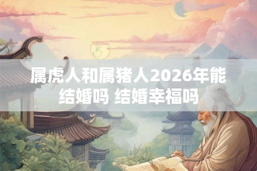 属虎人和属猪人2026年能结婚吗 结婚幸福吗